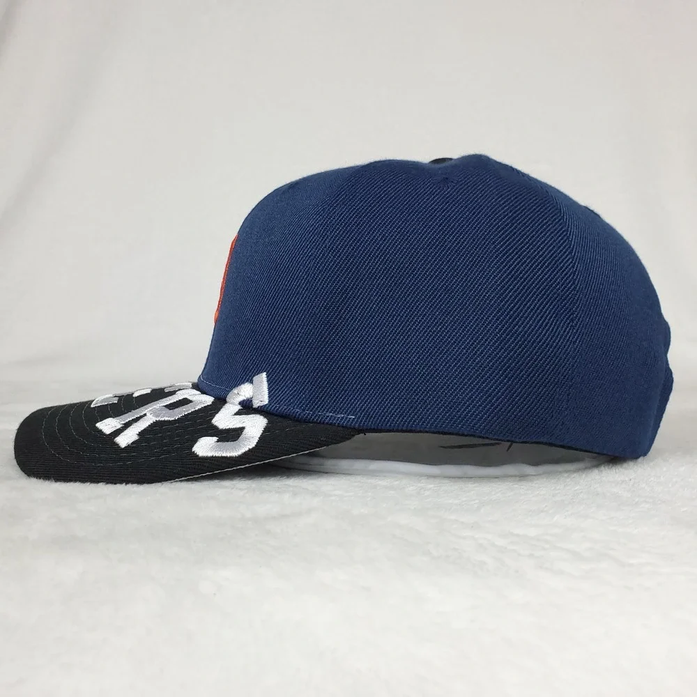 Detroit Tigers Mitchell &‎ Ness MLB Pro Fit Snapback Cap Hat 3D Logo Navy NWT